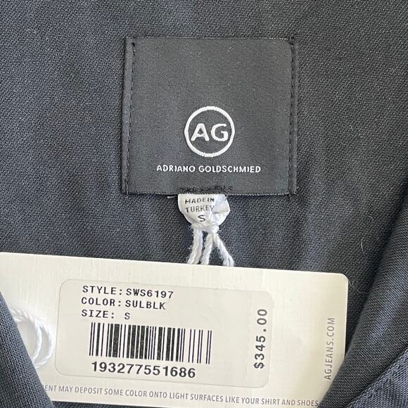 NWT AG Adriano Goldschmied Emery Jumpsuit in Sulfur Black - Size: Small - Picture 5 of 13